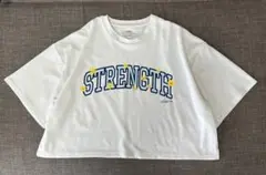【TIGORA】プリント Tシャツ ロゴ　ホワイト　花柄　夏