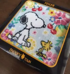 フェイラースヌーピー コラボハンカチ　フルーツ＆フラワー☆スヌーピータウン限定☆