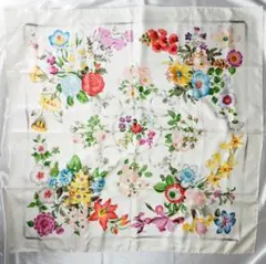 GUCCI スカーフ 花柄 フローラ シルク 大判
