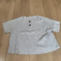 半袖Tシャツ ボタン付き