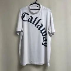 Callaway ゴルフ モックネックシャツ ホワイト　4Ｌ
