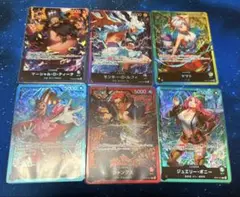 ワンピースカード リーダーカード L スタートデッキ 6枚 セット