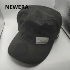 ◆1168 NEWERA　ワークキャップ　ブラック　アジャスタ