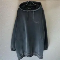 BUGLE BOY パーカー グレー 後染め ピグメントダイ L