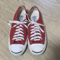 ◆converse コンバース◆ジャックパーセル 赤 スニーカー 23.5cm