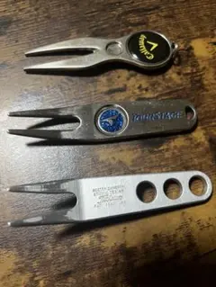 有名メーカー★ゴルフ用 グリーンフォーク3本セット
