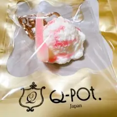 【新品未使用】Q-pot. 桃 ピーチ アイス バッグチャーム キューポット