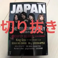 ROCKIN'ON JAPAN 2024年5月号 切り抜き