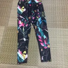 多色葉柄フィットネスパンツM