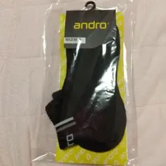 ⭐️新品未使用⭐️卓球ソックス andro 22～24.5cm ブラック