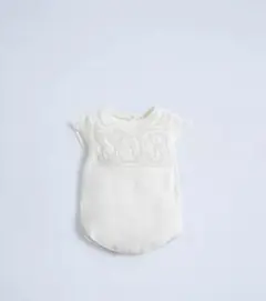 ZARA baby オープンニットロンパース 0-1ヶ月56cm