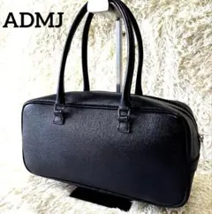 美品◆ADMJ◆アクセソワドゥマドモワゼル トートバック　ブラック黒レザーハンド
