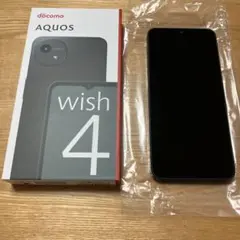 docomo AQUOS wish 4 ブラック 本体　(SIMロックフリー)
