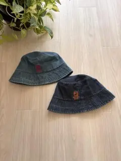 子供用　デニムバケットハット2つセット