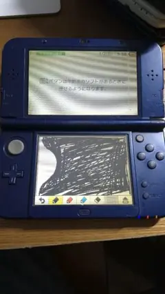 new3dsll メタリックブルー　訳あり　919KS