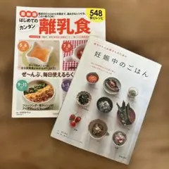 【2冊セット】離乳食と妊娠中のごはんのレシピ集