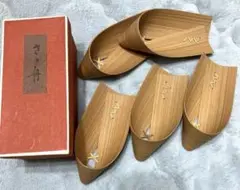 此君亭工房　人間国宝　生野祥雲斎作　はな筏　木箱入り　おしぼり受け　竹工芸 人間国宝 竹工芸家 生野祥雲斎 生野徳三 萌黄箸 青竹はし5膳