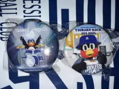 【新品】つば九郎　東京ヤクルトスワローズ　缶バッジ　スタンド付き　2種