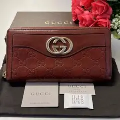 未使用に近い‼️ グッチ 財布 長財布 コンチネンタル ラウンドファスナー
