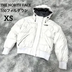 THE NORTH FACE✨550フードダウンジャケット XS 白 人気ダウン