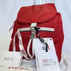 美品　レッドヴァレンティノ ミニリュック　ナイロン　ハート　総柄　バックパック VALENTINO〔ヴァレンティノ〕ミニVLTN ROCKSTUD SPIKE.ITバック
