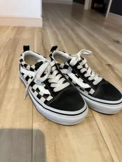 VANS V36 CK スニーカー 19cm ブラック/ホワイト
