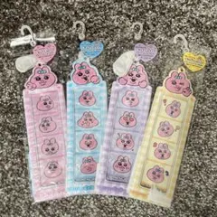 おぱんちゅうさぎ 4カットフォトキーホルダー　全4種　コンプリートセット　新品