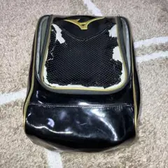 Mizuno スパイク・シューズケース 黒/金