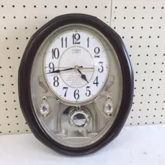 シチズン パルミューズエマール 電波掛時計 4MN418-0 中古品