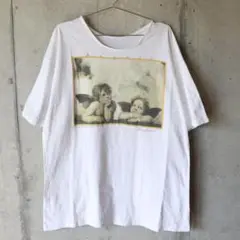 90s ラファエロ angel アートTシャツ 半袖プリント 絵画 1992