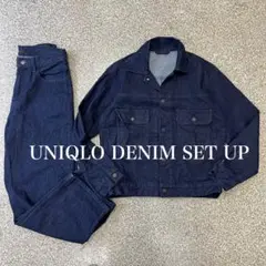 UNIQLO デニムジャケット　 デニム　セットアップ　上下セット　2nd