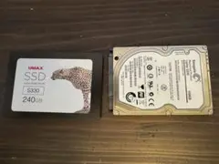 動作確認済！240GB SSD&1TB SSHDセット