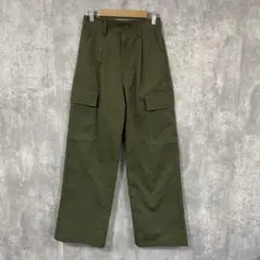 GRL グレイル　フリージア ワイドカーゴパンツ　後ろゴム　カジュアル　Sサイズ