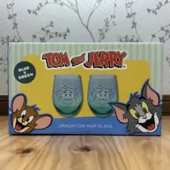 トムとジェリー グラデーションペアグラス BLUE×GREEN