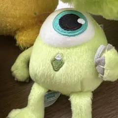 モンスターキャラクター ぬいぐるみ 黄緑