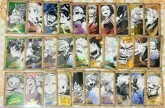 僕のヒーローアカデミア　原画展　箔押しクリアカードコレクション　画像2枚あり