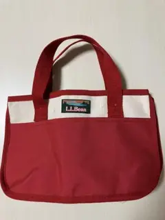 L.L.Bean レッド キャンバストートバッグ
