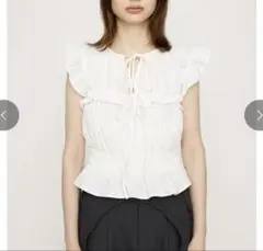 SLY 2WAY RIBBON FRILL トップス ブラウス