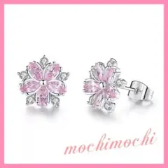 No.1【新品】桜ピアス フラワー さくら レディース