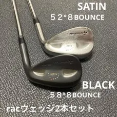 TaylorMade racウェッジBLACK&SATIN 2本セット