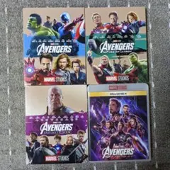 MARVEL Blu-ray マーベルブルーレイ　アベンジャーズ　全4作セット