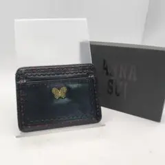 アナスイ　パスケース　カードケース　財布　ブラック