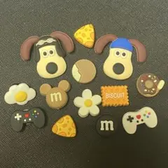 グルミット　クロックスジビッツ　サンダルアクセサリー