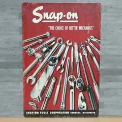 Snap-on レトロ風 ブリキ看板 OK1957