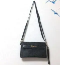 《匿名配送》レディース キッズ ブラック ミニショルダーバッグ未使用