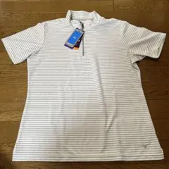 Mizuno ハーフジップ ストライプシャツ