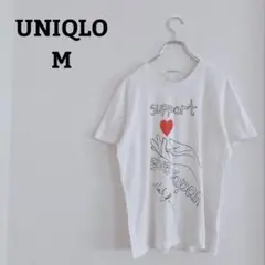 ユニクロ　UT　Tシャツ　プリント　半袖　綿100　ジェンダーレス　薄手　Ｍ