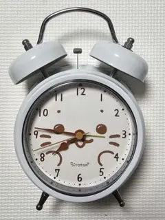 しろたん　目覚まし時計　マザーガーデン