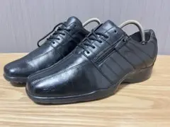 ヨネックス　ウォーキング　パワークッション　黒レザー　サイドジップ 【美品】