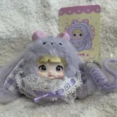 TOP TOY nommi ベイビースイートハートシリーズ　垂れ耳パープル立ち姿